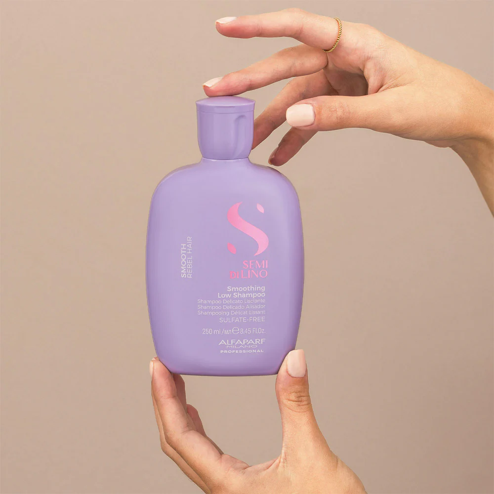 Alfaparf Milano Semi di Lino Smooth Smoothing Low Shampoo 250ml - champú alisador delicado - Image 3