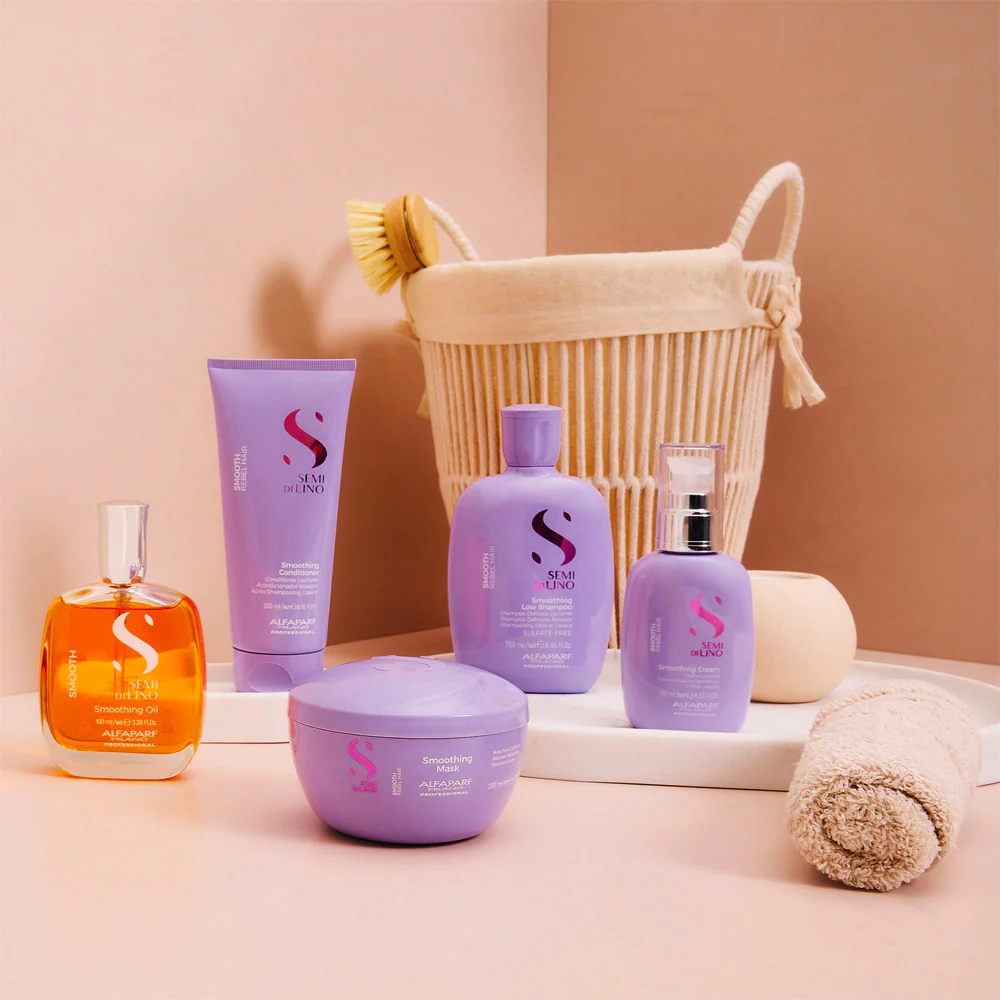 Alfaparf Milano Semi di Lino Smooth Smoothing Low Shampoo 250ml - champú alisador delicado - Image 6