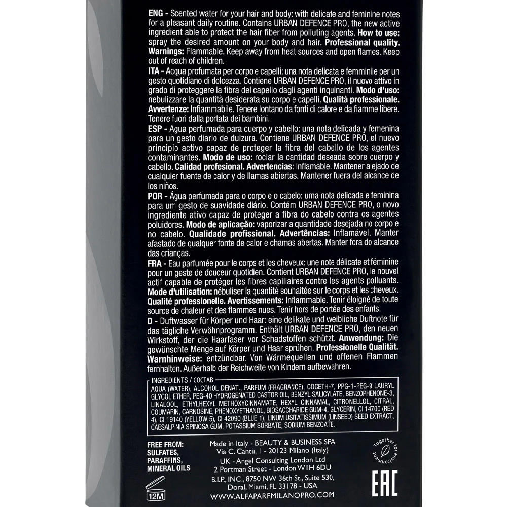 Alfaparf Milano Semi Di Lino Sublime Water 50ml - agua de belleza para el cuerpo y el cabello - Image 7