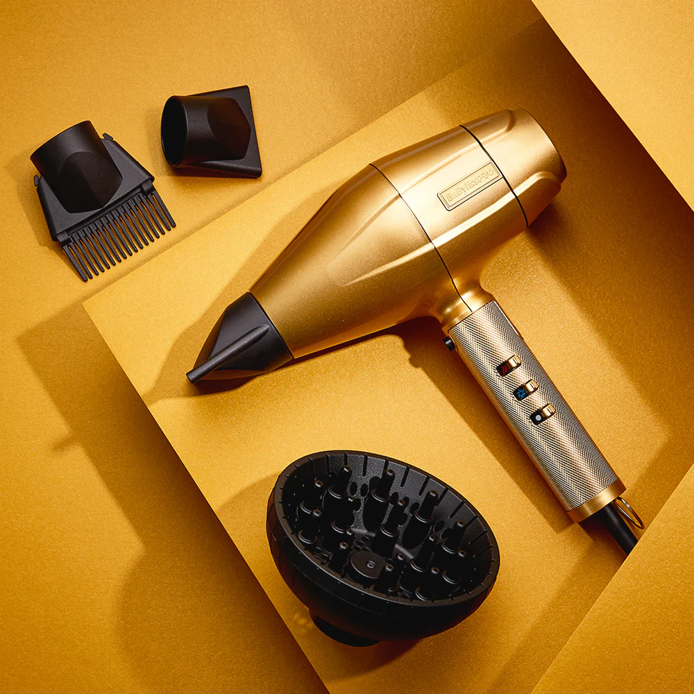 Babyliss Pro Secador de pelo 4Artist GoldFx FXBDG1E - Secador digital de 2200W - Image 4