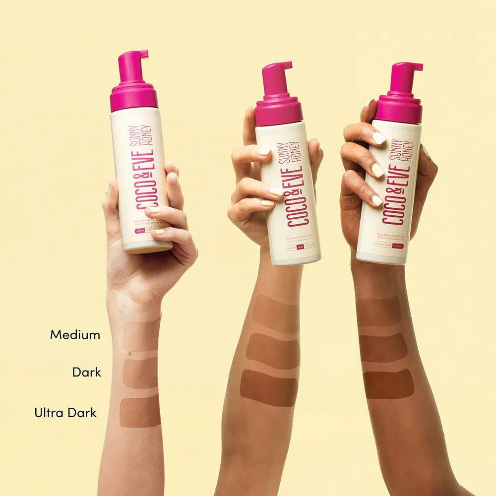 Coco & Eve Self Tan Travel Kit Medium - kit autobronceador de viaje - Image 6