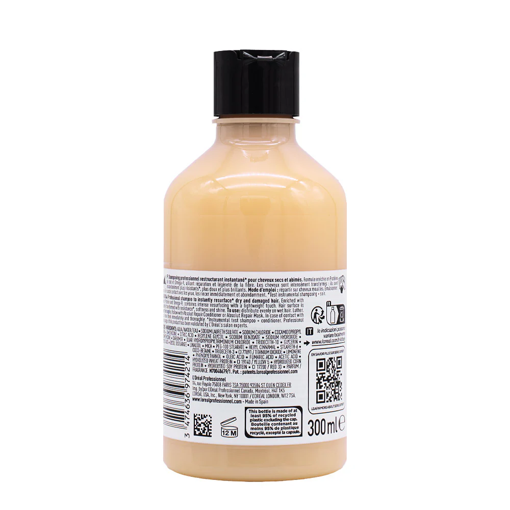 L'Oréal Professionnel Paris Serie Expert Absolut Repair Shampoo 300ml - champú cabello dañado - Image 5