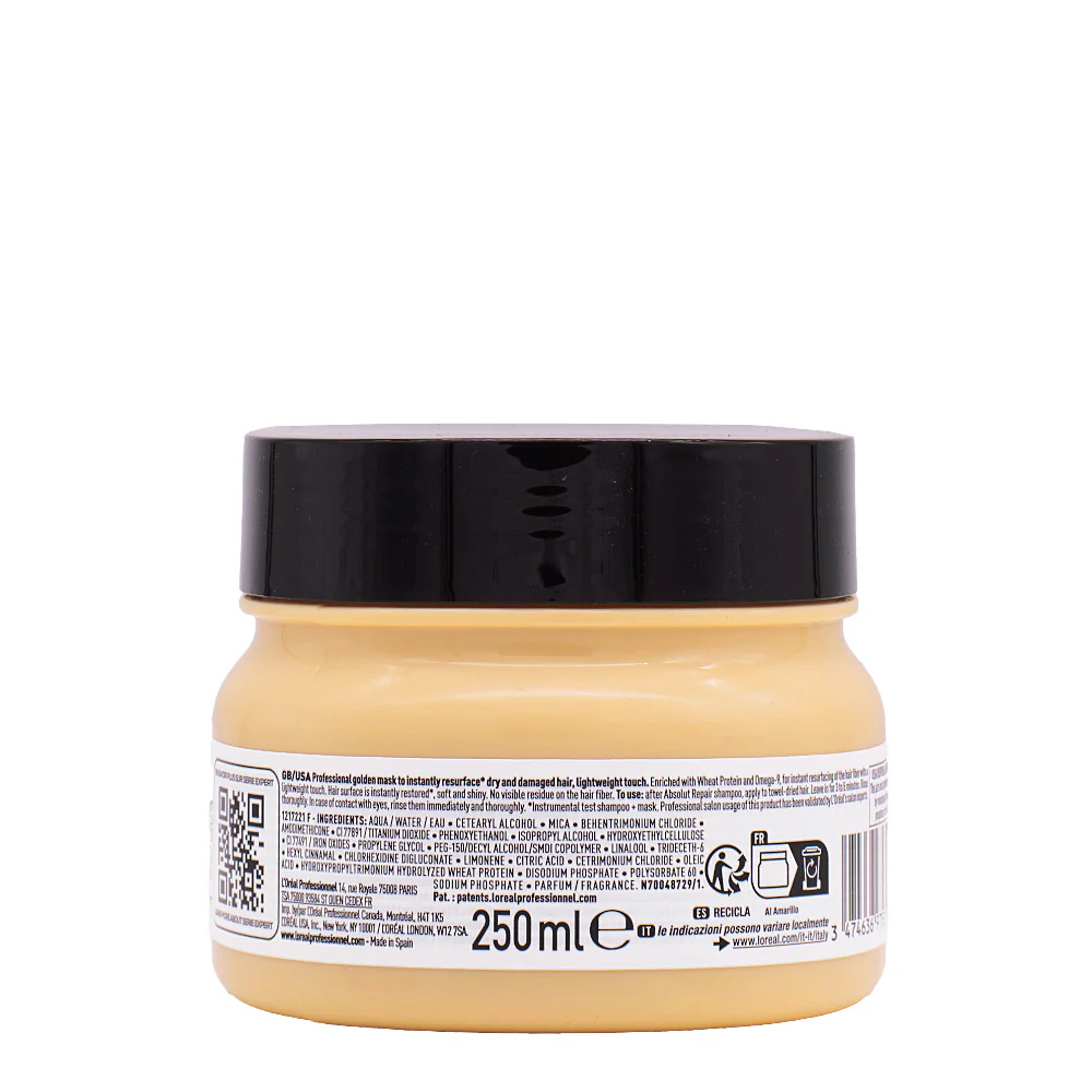 L'Oréal Professionnel Paris Serie Expert Absolut Repair Golden Mask 250ml -mascarilla cabello dañado - Image 8