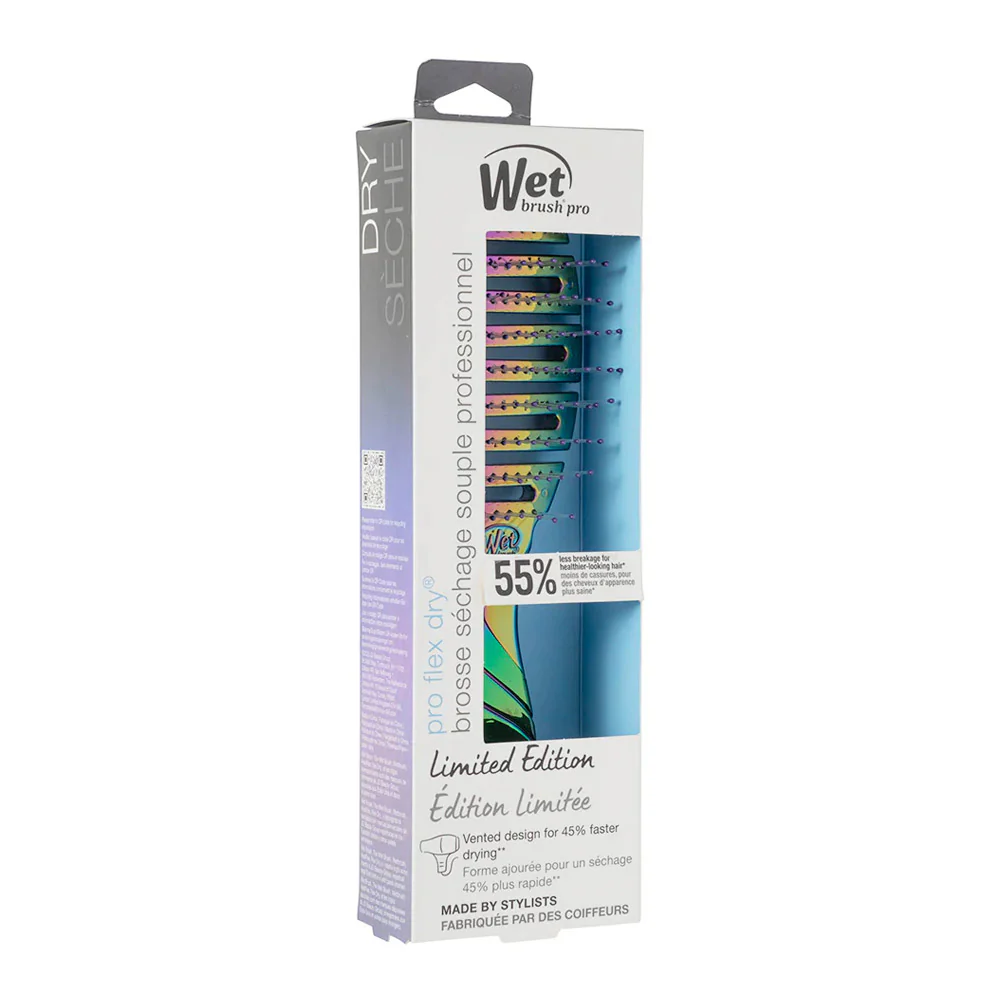 WetBrush Flex Dry Iridiscent Icon Purple - cepillo flexible - Image 4
